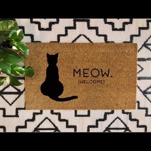 MEOW WELCOME DOORMAT